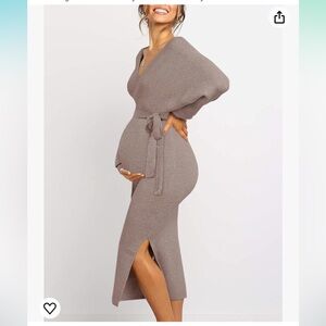 Stretchy sweater dress